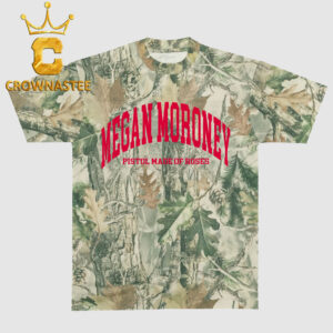 Megan Moroney Pistol Made Of Roses Camo All Ovet Print T-Shirt