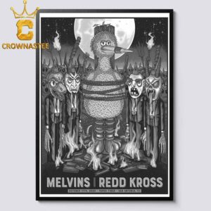 Melvins Redd Kross Paper Tiger 2025 San Francisco TX October 17th Home Decor Poster Canvas