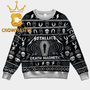 Metallica Death Magnetic Album Christmas Ugly Sweater