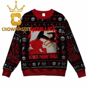 Metallica Kill Em All Album Christmas Ugly Sweater