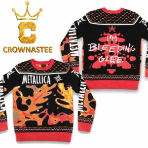 Metallica Load Album I’m Bledding Glee Christmas Ugly Sweater