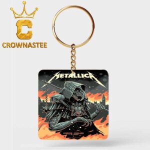 Metallica London Stadium 2026 England Night 2 July 5th M72 World Tour Acrylic Wood Keychain