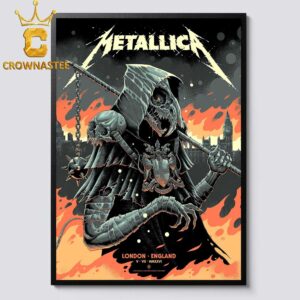 Metallica London Stadium 2026 England Night 2 July 5th M72 World Tour Home Decor Poster Canvas
