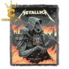 Metallica London Stadium 2026 England Night 2 July 5th M72 World Tour Hooded Fleece Woven Blanket Tapestry