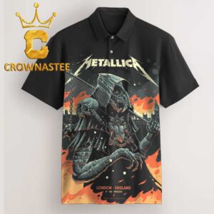 Metallica London Stadium 2026 England Night 2 July 5th M72 World Tour Polo Shirt