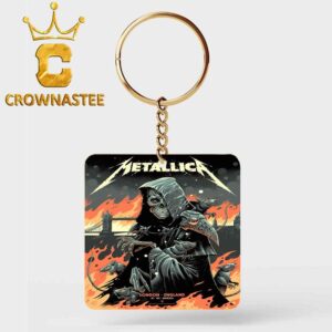 Metallica London Stadium England 2026 July 3rd Limited Pop Up Acrylic Wood Keychain