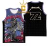 Metallica London Stadium England 2026 July 3rd Limited Pop Up Basketball Jersey