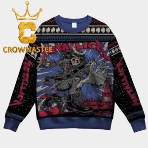 Metallica London Stadium England 2026 Limited Pop Up Christmas Ugly Sweater