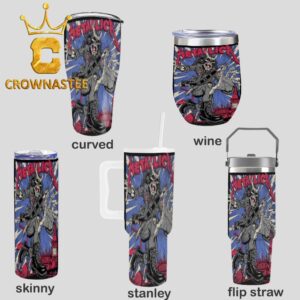 Metallica London Stadium England 2026 Limited Pop Up Wine Stanley Flip Straw Cup Tumbler