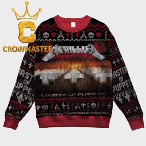 Metallica Master Of Puppets Album Christmas Ugly Sweater