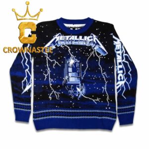 Metallica Ride The Lightning Album Christmas Ugly Sweater