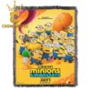 Minions And Monsters 2026 Movie Hooded Fleece Woven Blanket Tapestry Minions And Monsters 2026 Movie Hooded Fleece Woven Blanket Tapestry