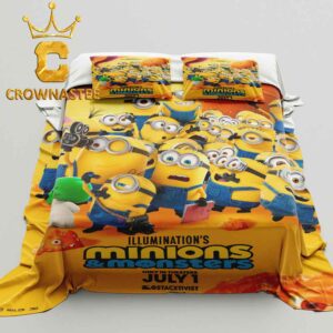 Minions And Monsters 2026 Hollywood Has A Monster Problem Pillow Cover Bedding Set