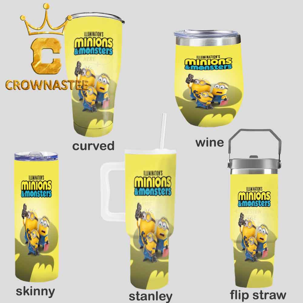 Minions And Monsters 2026 Movie Illumination Wine Stanley Flip Straw Cup Tumbler Minions And Monsters 2026 Movie Illumination Wine Stanley Flip Straw Cup Tumbler
