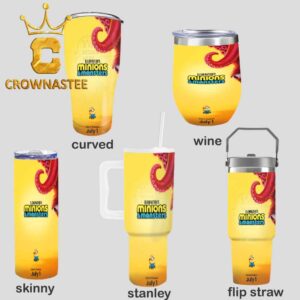 Minions And Monsters 2026 Movie Wine Stanley Flip Straw Cup Tumbler