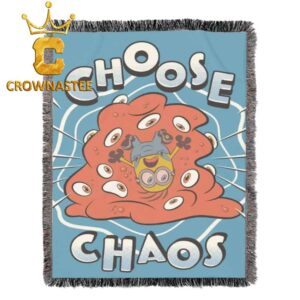 Minions And Monsters Movie 2026 Choose Chaos Hooded Fleece Woven Blanket Tapestry