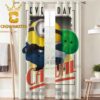 Minions And Monsters 2026 Movie Illumination Home Decor Window Curtain