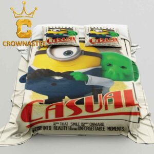 Minions And Monsters Movie 2026 Everyday Casual Pillow Cover Bedding Set