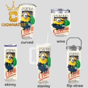 Minions And Monsters Movie 2026 Everyday Casual Wine Stanley Flip Straw Cup Tumbler