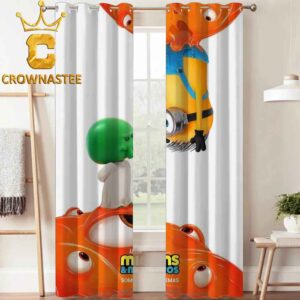 Minions And Monsters Movie 2026 Home Decor Window Curtain