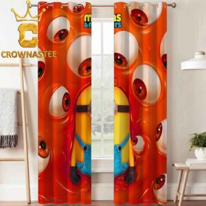 Minions And Monsters Movie 2026 July 1 Home Decor Window Curtain