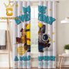 Minions And Monsters Movie 2026 Make Everyday Masterpiece Home Decor Window Curtain