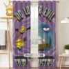 Minions And Monsters Movie 2026 No Longer Evil Home Decor Window Curtain