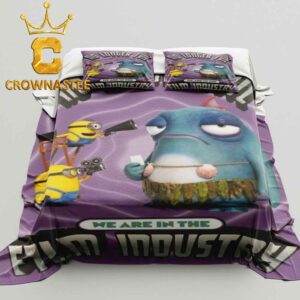 Minions And Monsters Movie 2026 No Longer Evil Pillow Cover Bedding Set