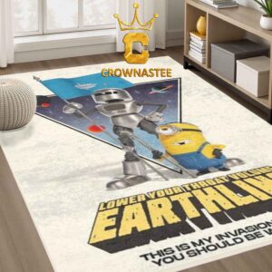 Minions And Monsters Movie 2026 Robot Invasion Look Home Decor Rug Carpet