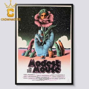 Modest Mouse 2025 On Tour Dates Home Decor Poster Canvas
