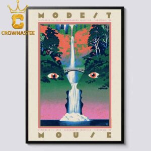 Modest Mouse McMenamins Edgefield 2025 Troutdale OR September 11th Home Decor Poster Canvas