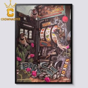 Phish Band Sphere Las Vegas 2026 April 16th 17th 18th Home Decor Poster Canvas