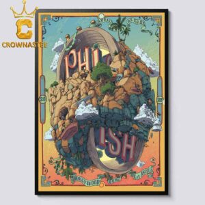 Phish Hollywood Bowl 2025 Hollywood CA April 25th 26th 27th Home Decor Poster Canvas