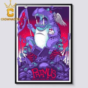 Primus Eaglebank Arena 2025 Fairfax VA May 18th Home Decor Poster Canvas