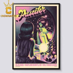 Puscifer Hollywood Casino 2025 Maryland Heights MO May 29th Home Decor Poster Canvas