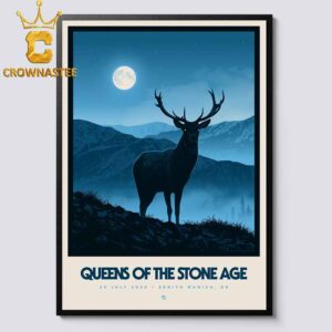 Queens Of The Stone Age Zenith 2025 Munich DE July 25th Home Decor Poster Canvas