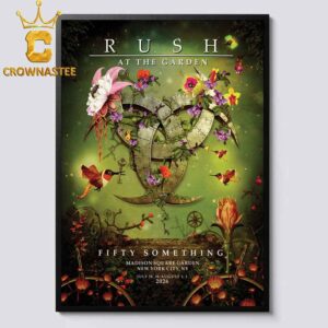 Rush Madison Square Garden 2026 New York City NY July 28th 30th August 1st 3rd Home Decor Poster Canvas