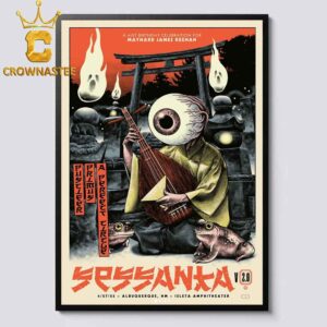 Sessanta Isleta Amphitheater 2025 Albuquerque NM April 27th Home Decor Poster Canvas