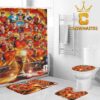 Spain 2026 FIFA World Cup Champions Campeones Del Mundo Bathroom Mat Set Shower Curtain Spain 2026 FIFA World Cup Champions Campeones Del Mundo Bathroom Mat Set Shower Curtain