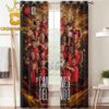 Spain 2026 FIFA World Cup Champions Home Decor Window Curtain Spain 2026 FIFA World Cup Champions Home Decor Window Curtain