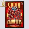 Spain Espana 2026 FIFA World Cup Final Champions Home Decor Poster Canvas Spain Espana 2026 FIFA World Cup Final Champions Home Decor Poster Canvas