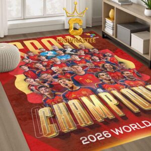 Spain 2026 FIFA World Cup Final Champions Home Decor Rug Carpet