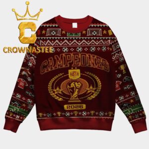 Spain 2026 World Cup Champions Final Christmas Ugly Sweater