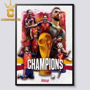 Spain Espana 2026 FIFA World Cup Final Champions Home Decor Poster Canvas