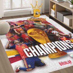 Spain Espana 2026 FIFA World Cup Final Champions Home Decor Rug Carpet