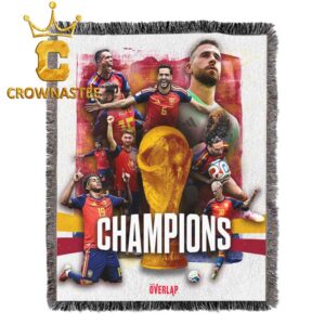 Spain Espana 2026 FIFA World Cup Final Champions Hooded Fleece Woven Blanket Tapestry