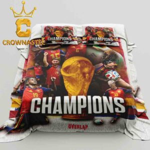 Spain Espana 2026 FIFA World Cup Final Champions Pillow Cover Bedding Set