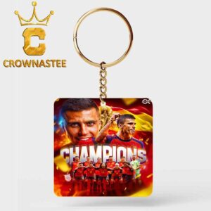 Spain FIFA World Cup Champions 2026 Ferran Torres Acrylic Wood Keychain