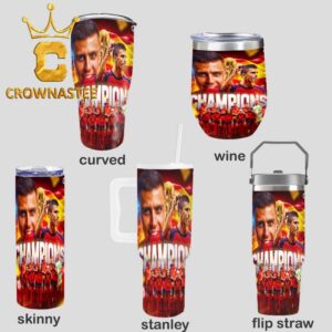 Spain FIFA World Cup Champions 2026 Ferran Torres Wine Stanley Flip Straw Cup Tumbler