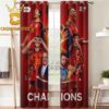 Spain FIFA World Cup Final Champions 2026 Home Decor Window Curtain Spain FIFA World Cup Final Champions 2026 Home Decor Window Curtain